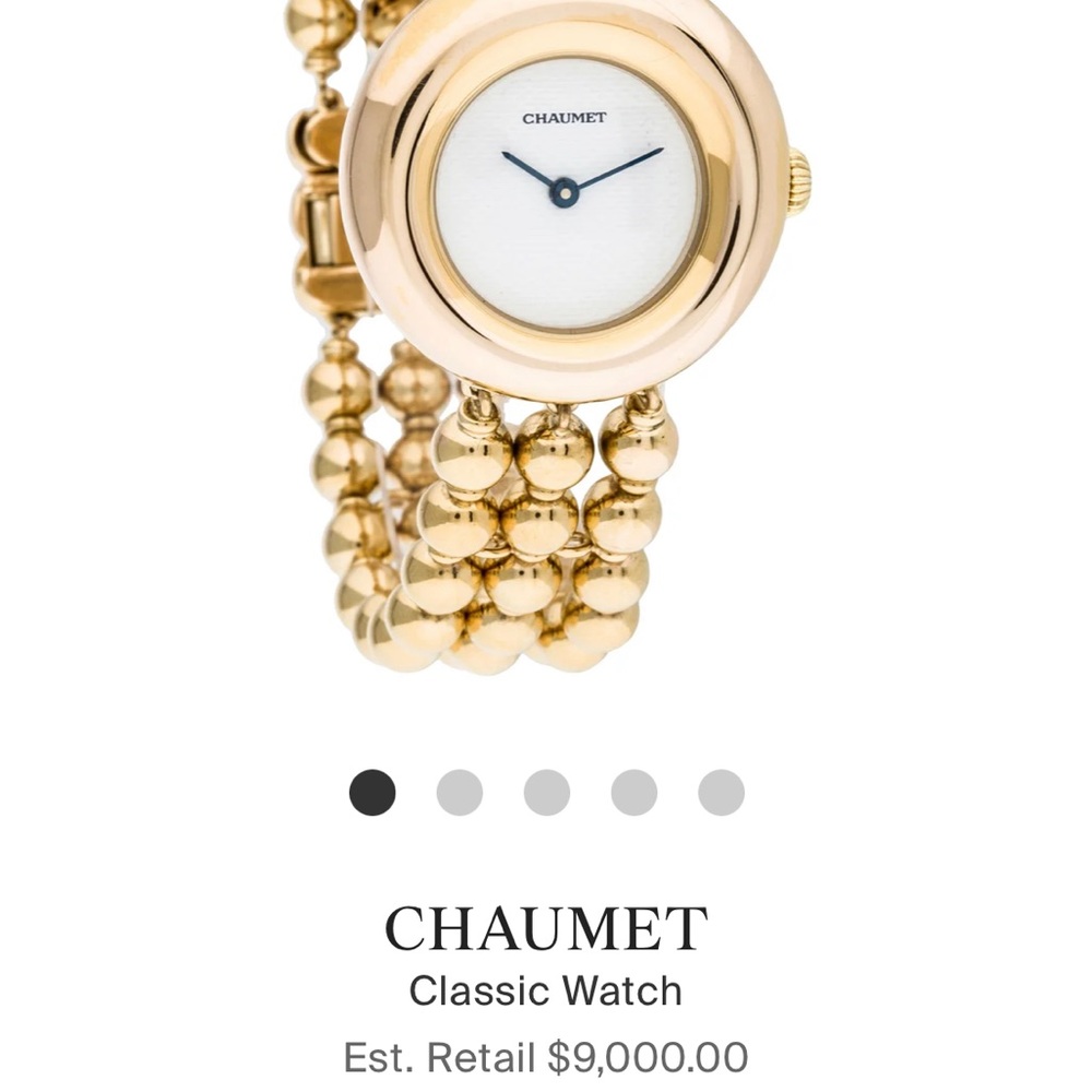 Chaumet luxury classic 18k gold women’s watch